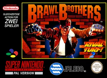 Brawl Brothers - Rival Turf! 2 (Europe) box cover front